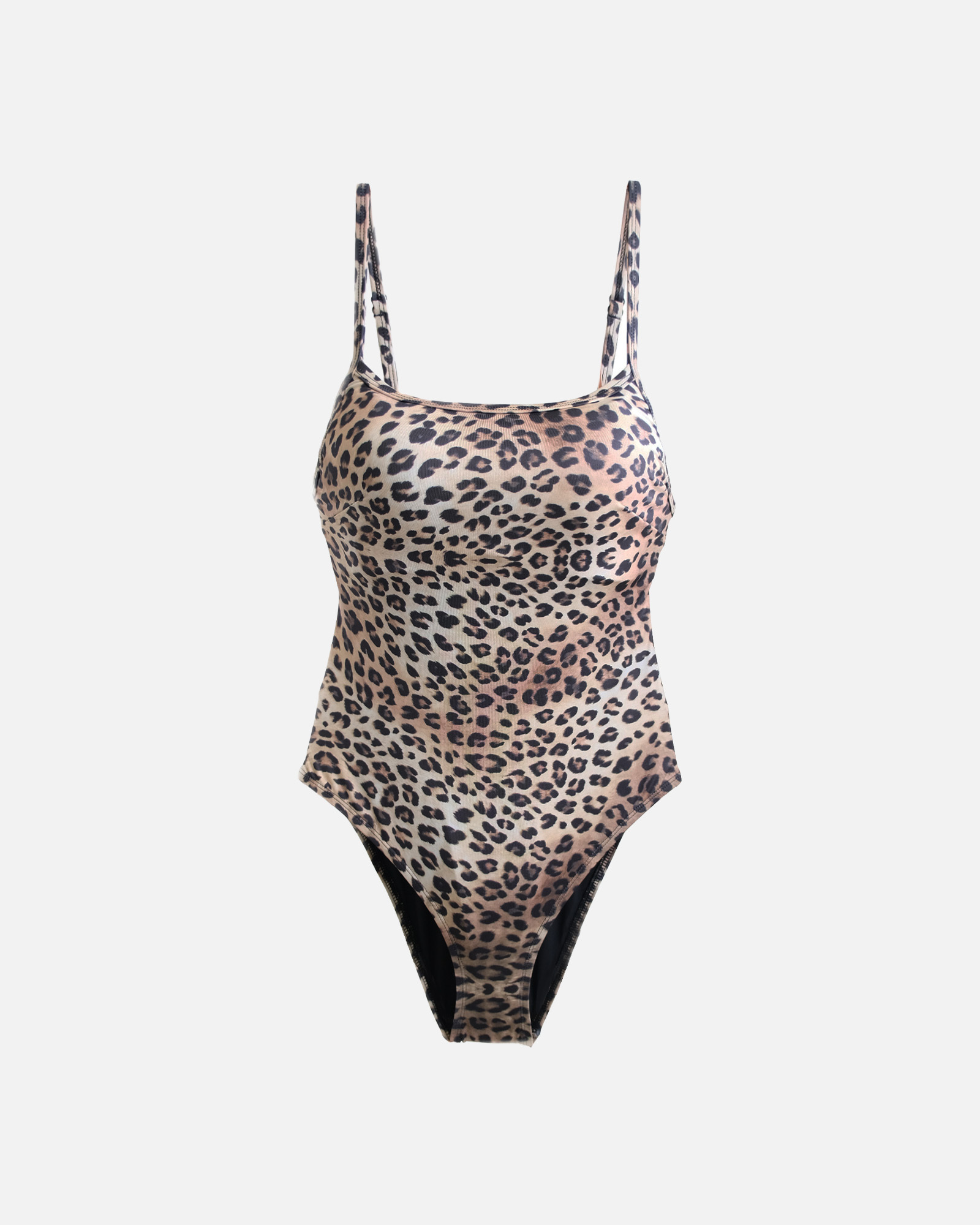 【豹紋系列】LUNA 細肩美胸削臀連身泳裝