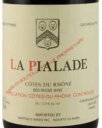 Chateau Rayas La Pialade Cotes du Rhone 2015