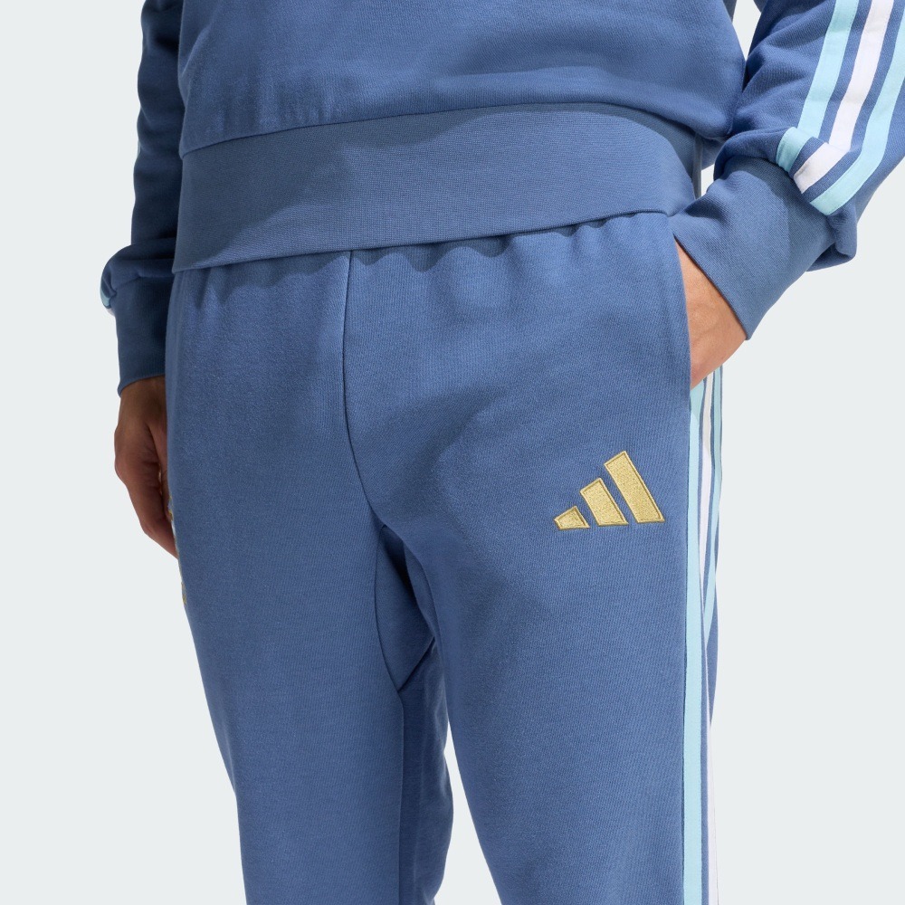 男款 ADIDAS ARGENTINA DNA PANTS 藍色 阿根廷 足球 世足盃 世界盃 運動 長褲【JZ6293】ADFIFA