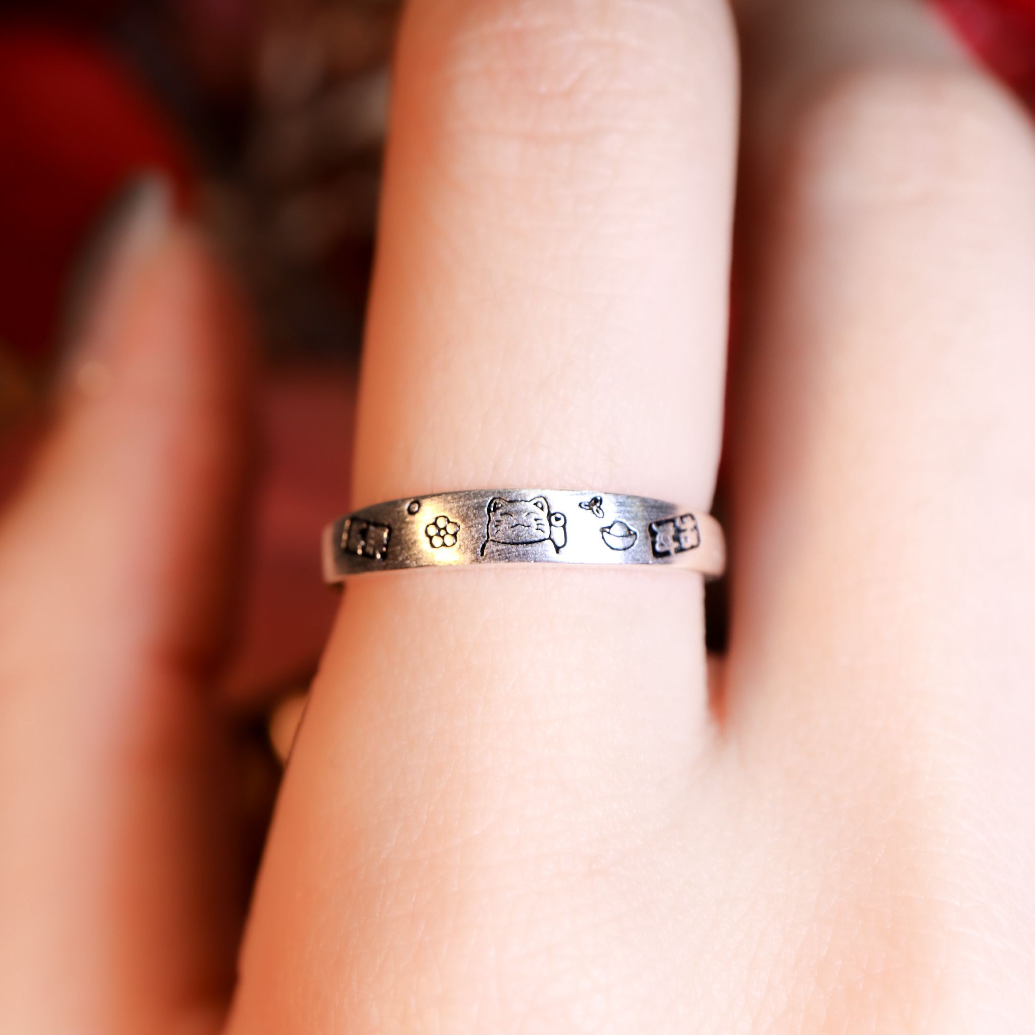 | 925純銀 | 可愛招財貓戒指2.0 | RI1032 |