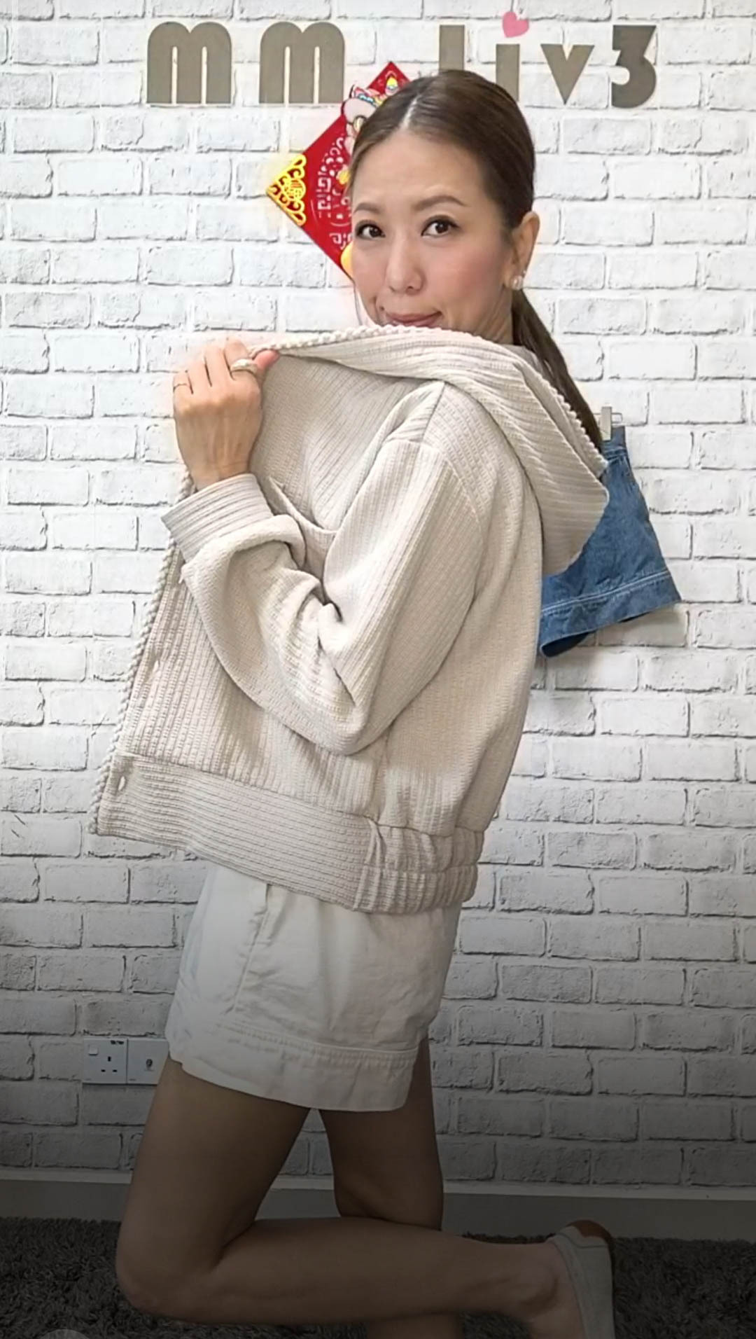 G5105 RM339 ▶️連帽牛角外套 👉B:114cm L:53cm
