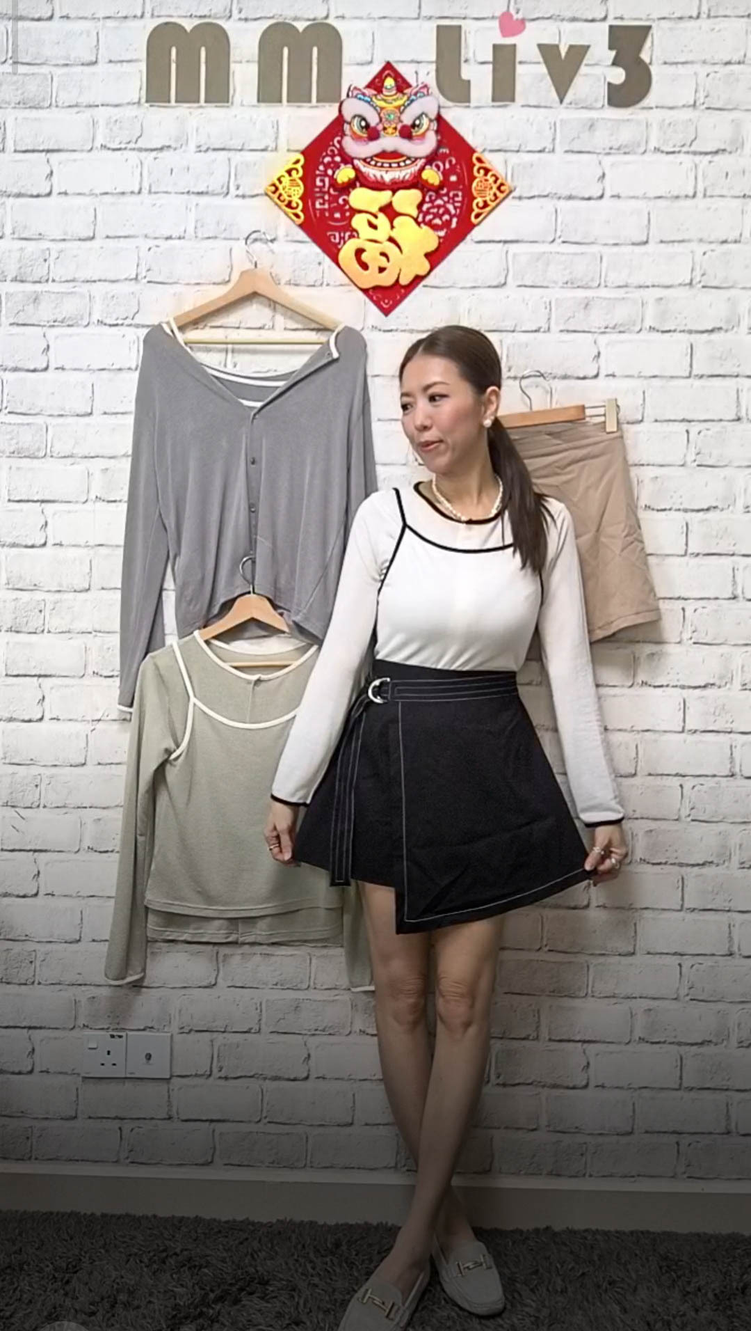 G3805 RM259 ▶️短褲裙 👉W:68-92cm H:106cm L:40cm