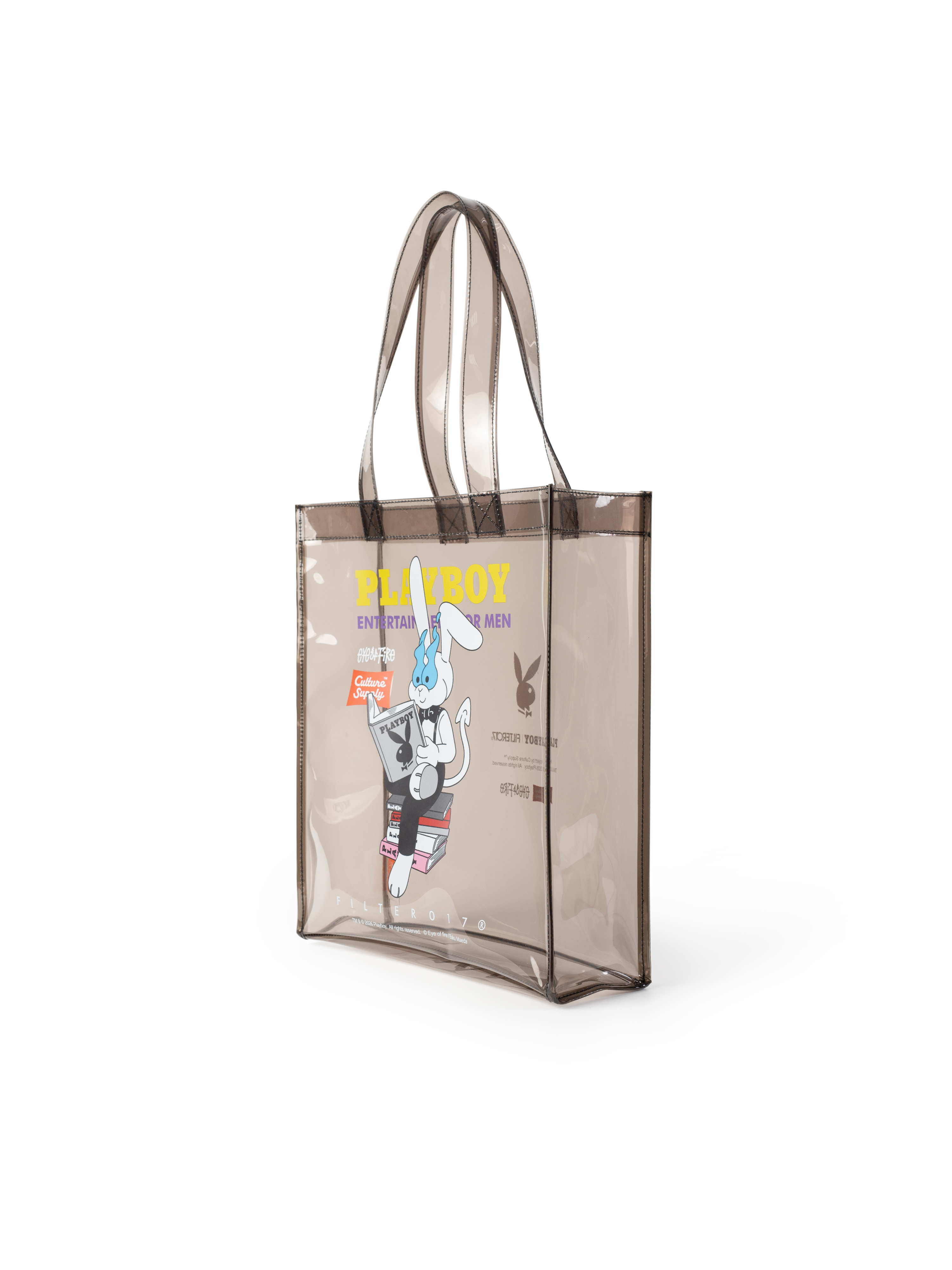 【現貨】 PLAYBOY X FILTER017® feat. Baku Maeda PVC Shopping bag / 透明購物袋