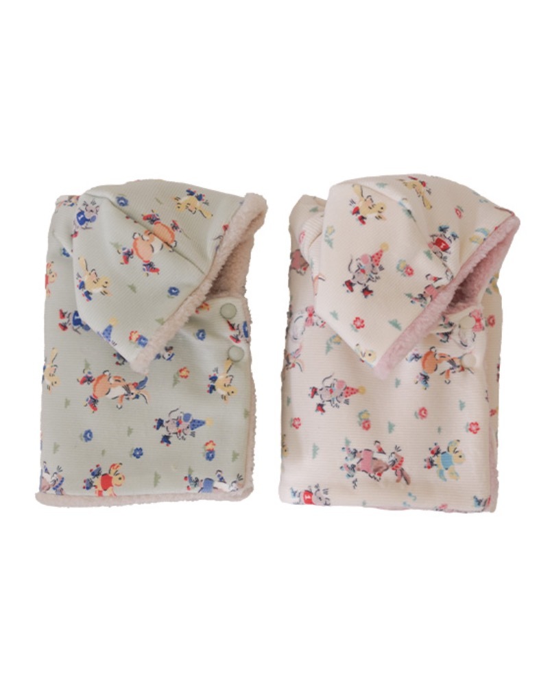 Noutti 小花兔兔披巾