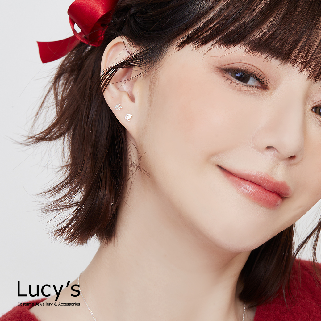 925純銀 好運 轉珠耳環 (129563)