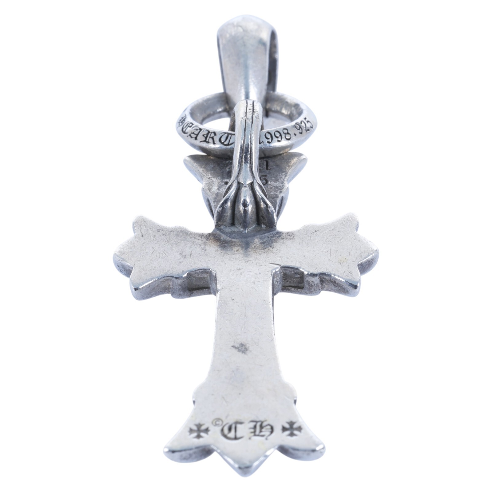CHROME HEARTS CHROME HEARTS 925 DBL CH CRS SML W BALE P
