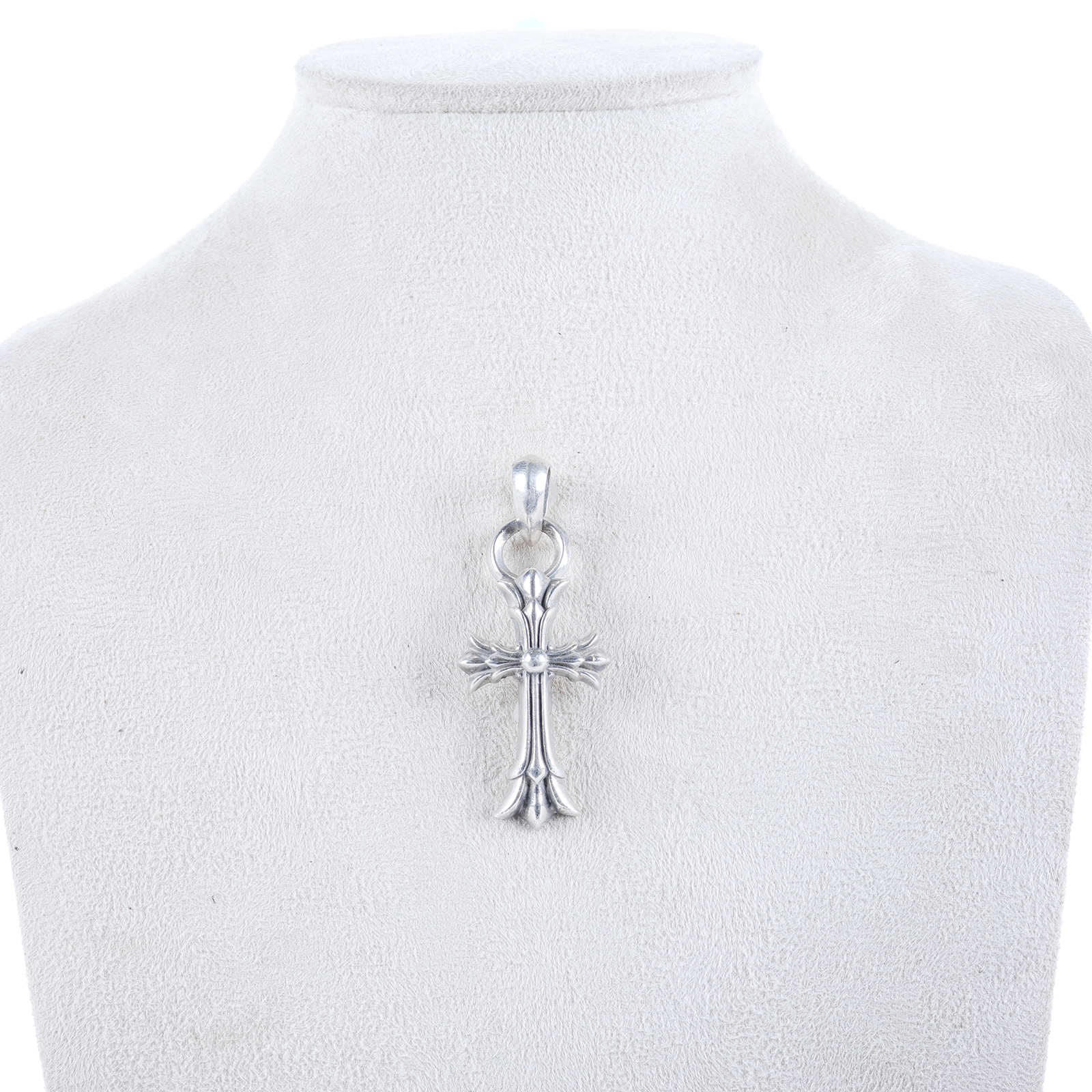 CHROME HEARTS CHROME HEARTS 925 DBL CH CRS SML W BALE P