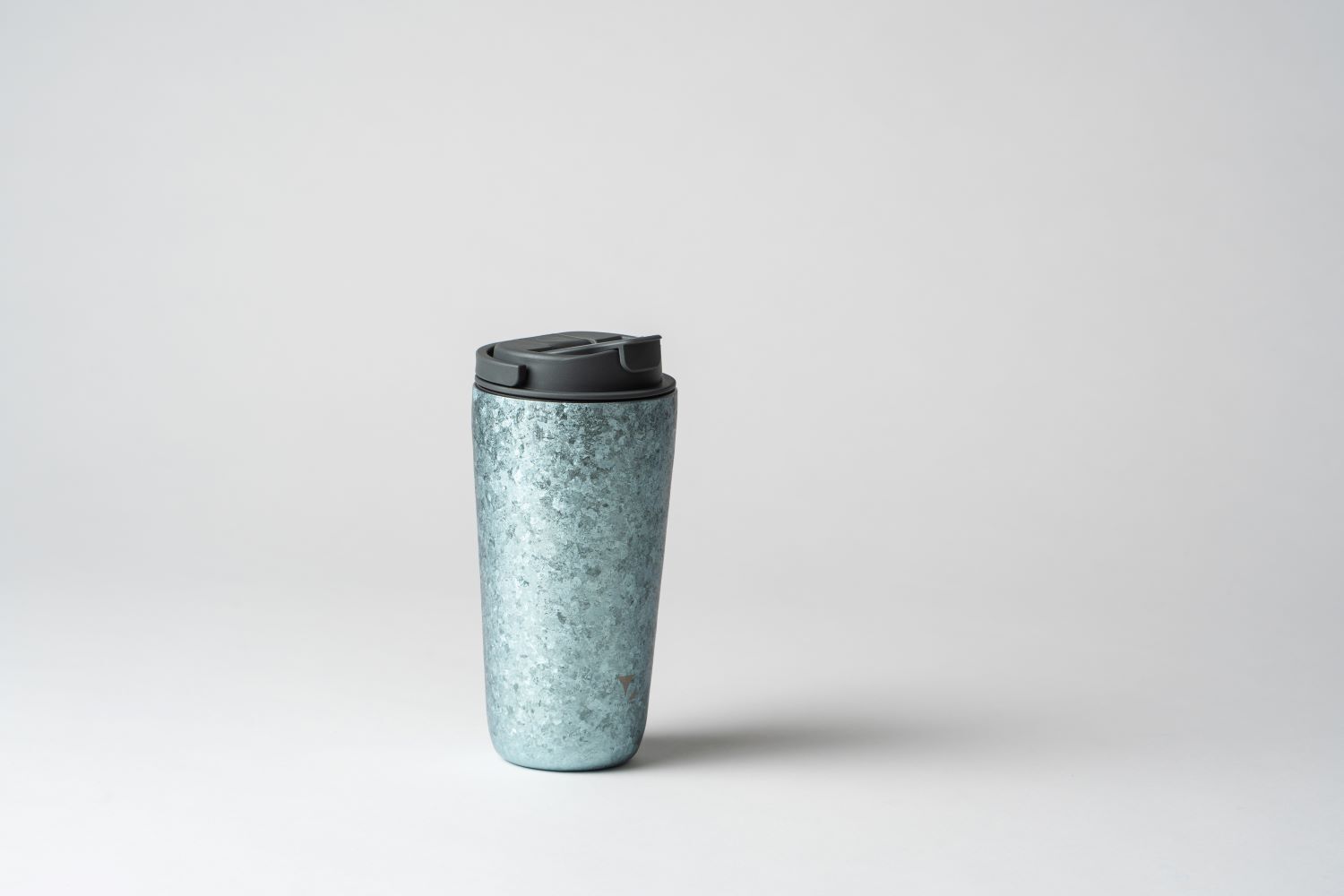 純鈦跳跳杯 MINI｜晶鈦系列｜水嵐青Ｘ航太灰蓋