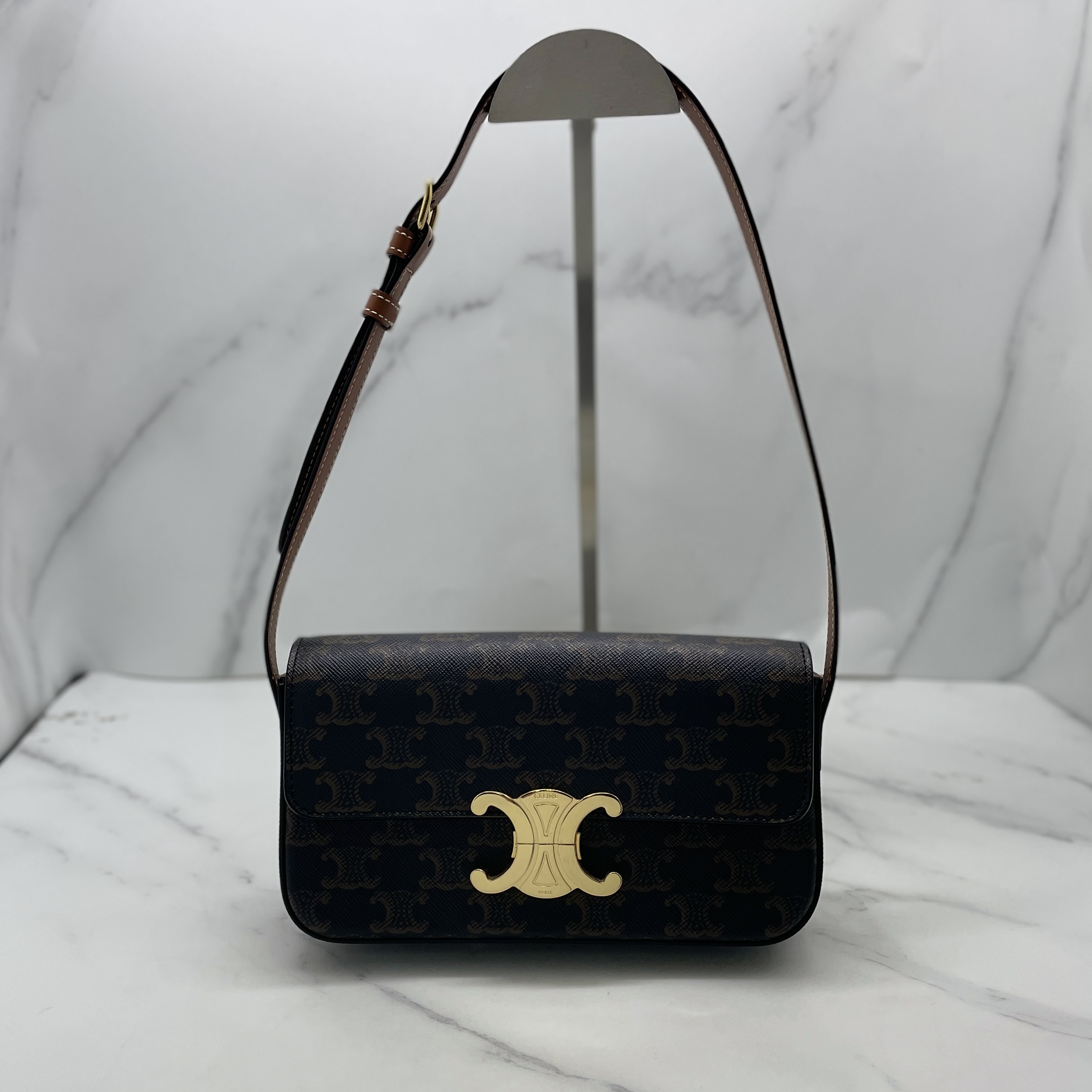 Celine Triomphe Claude Shoulder Bag