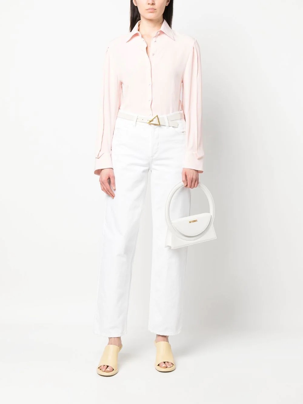 ERIKA CAVALLINI 絲質混紡襯衫