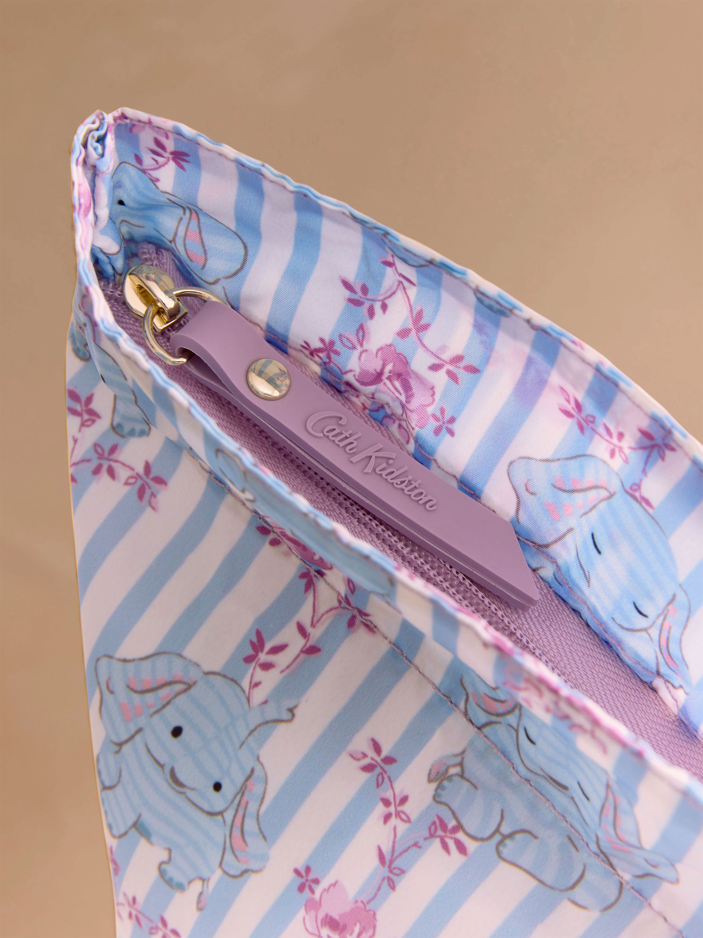 Nana The Elephant 大型可摺疊拉鍊購物袋