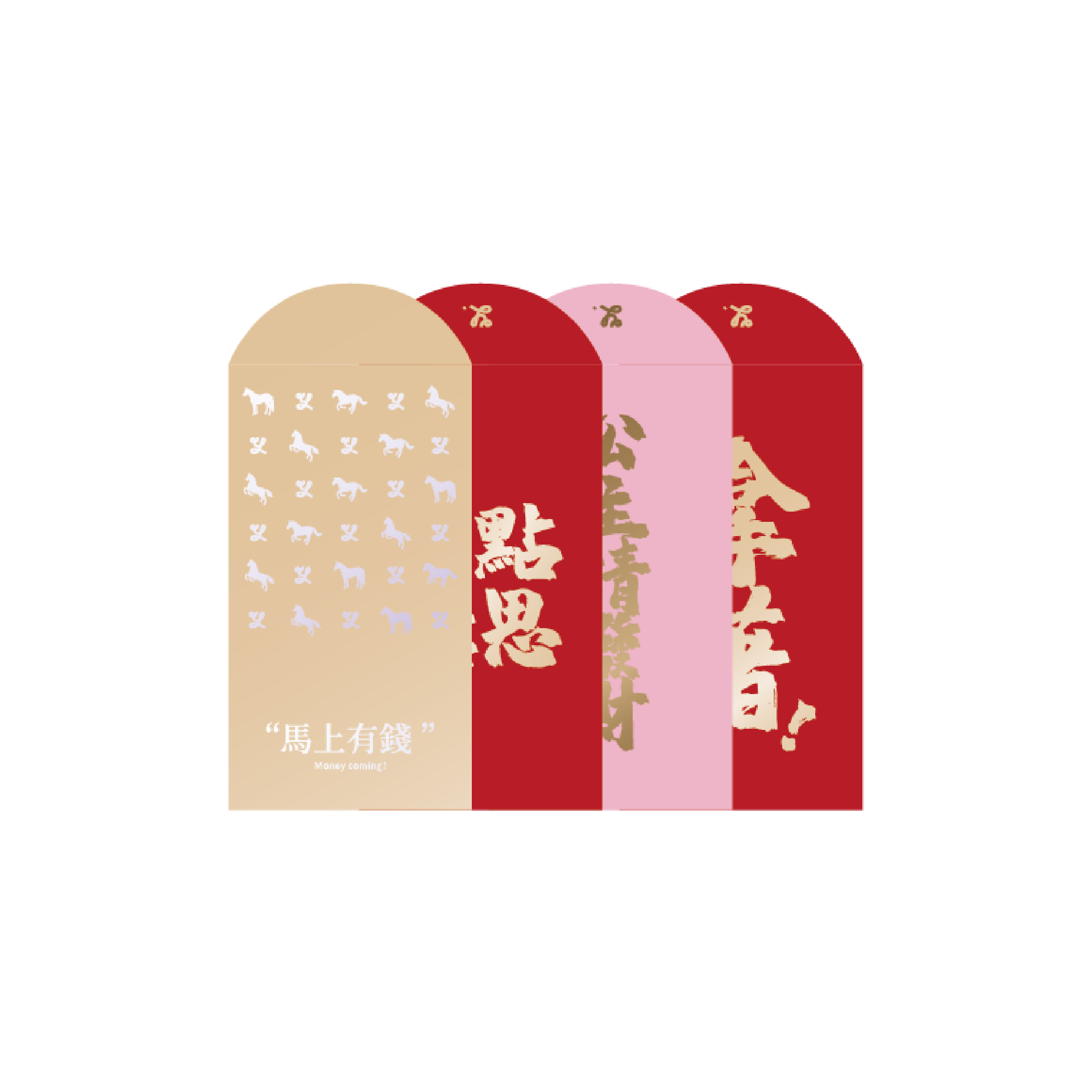 YOIS 品牌訂製質感紅包袋（一組5入）
