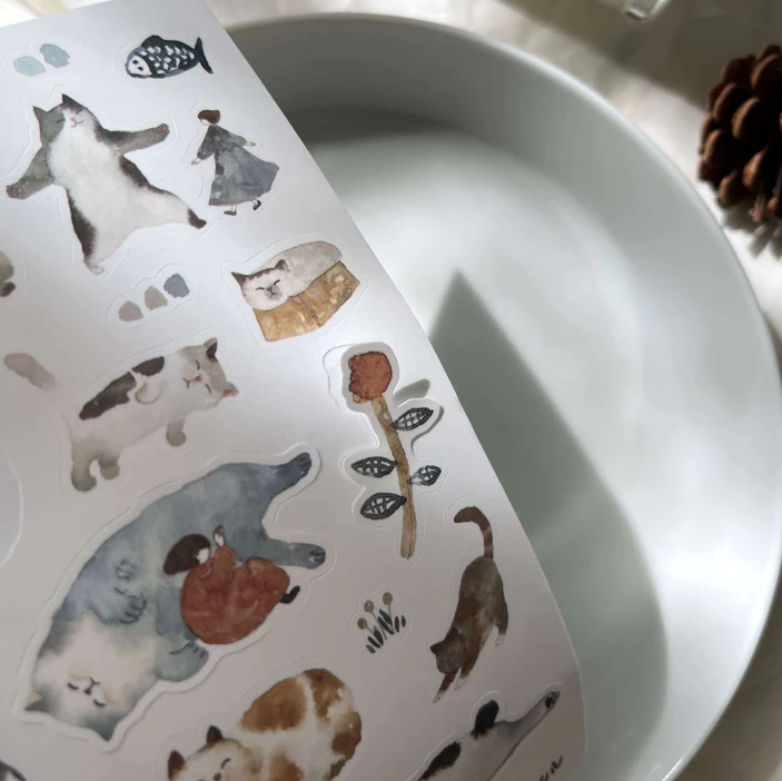 Pion - Die Cut Stickers - Cat Girl