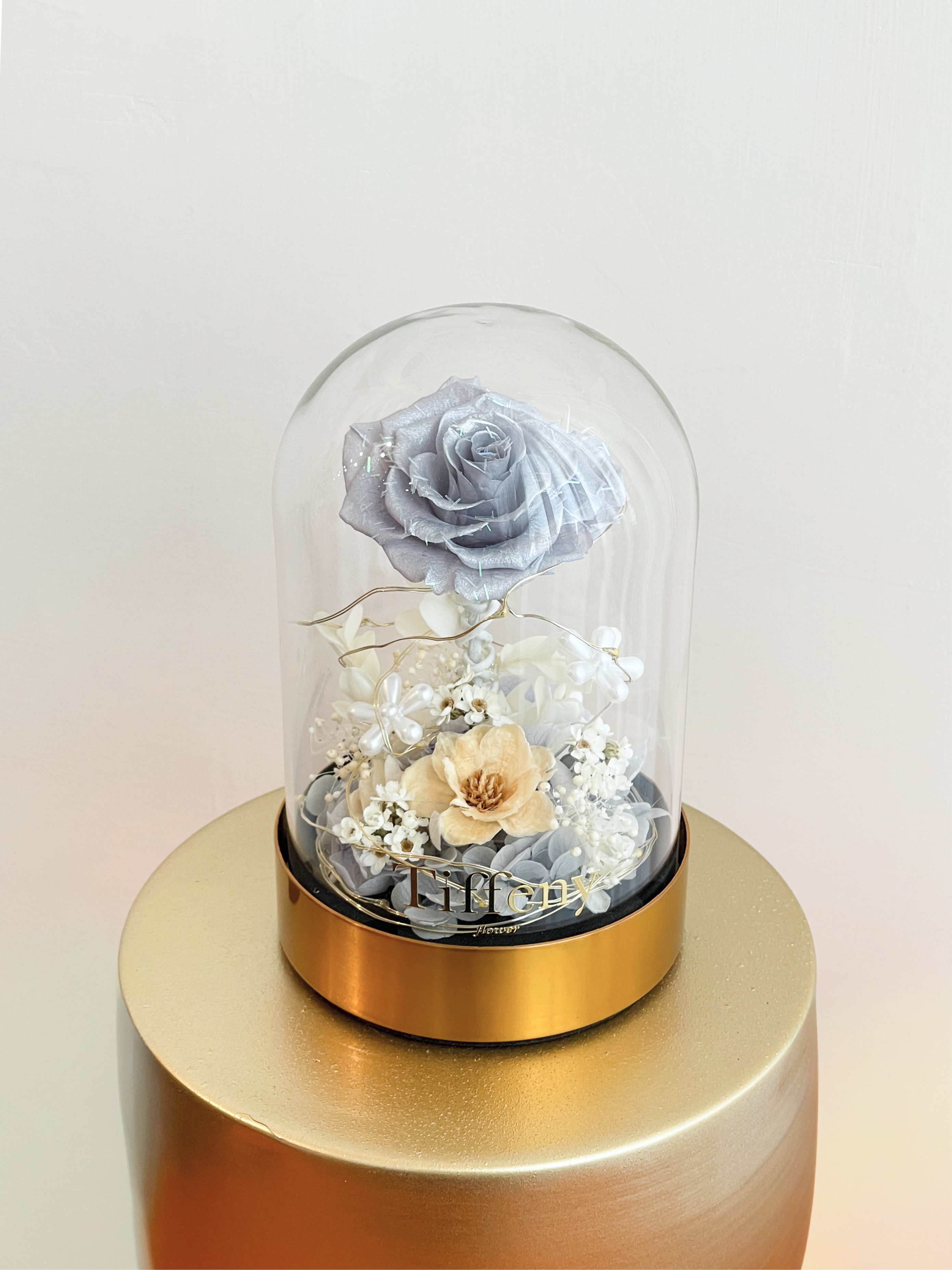 頂級永生花玻璃罩 / S /