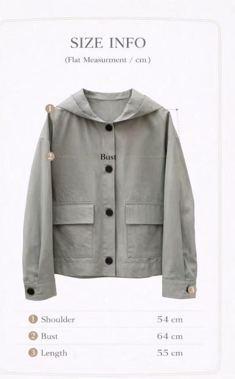 MA5501 連帽反蓋口袋外套 *特價* (優惠碼同充值購物金不適用)