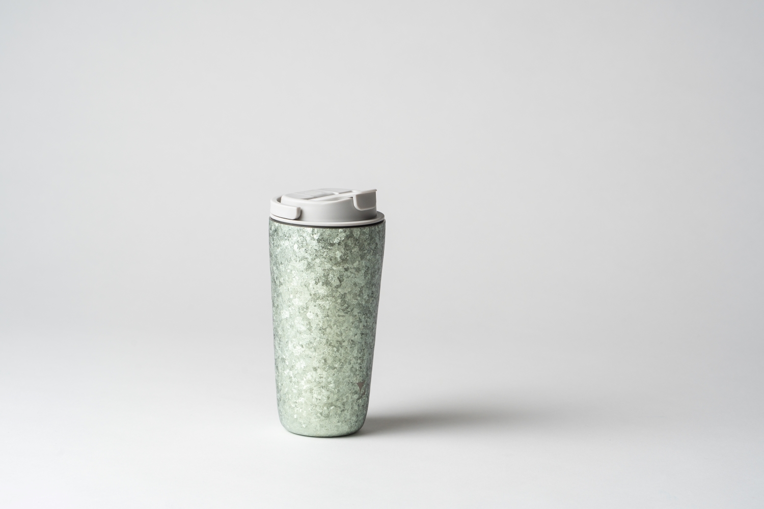 純鈦跳跳杯 MINI｜晶鈦系列｜夏竹綠Ｘ雲霧灰蓋