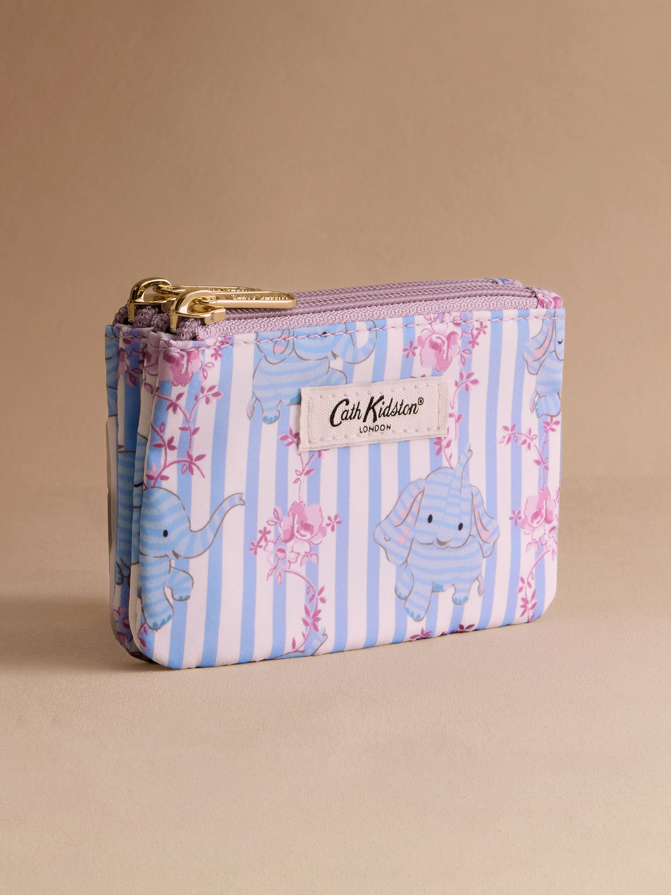 Nana The Elephant 雙層拉鍊零錢收納包