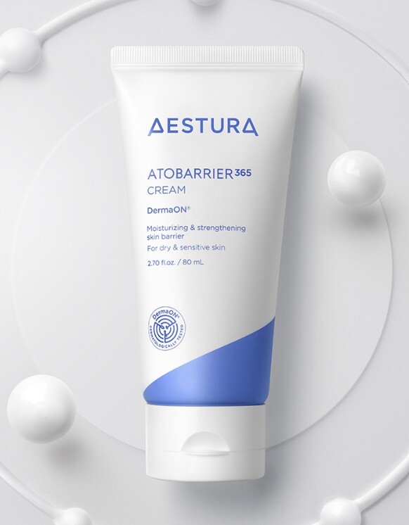 AESTURA 每日保濕柔護屏障修護面霜 80ml+25ml精華+7ml安瓶