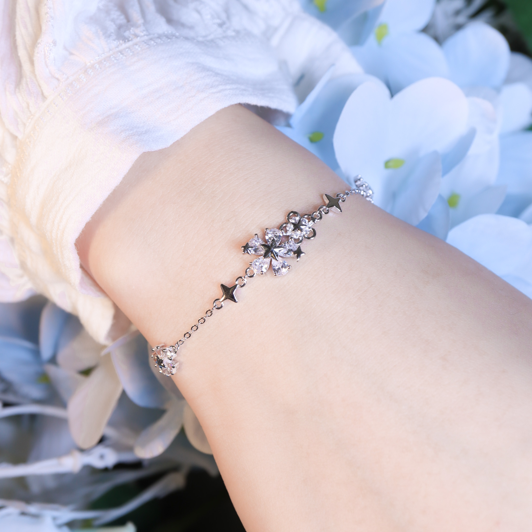 | 925純銀・白金 | 幸福的陪伴手鏈 | BR1493 |