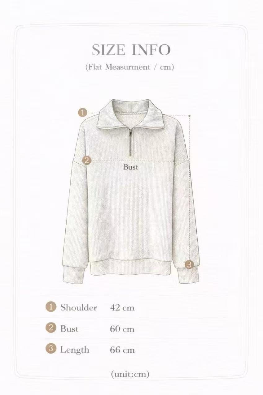 MA5514 拉鍊反領衛衣 *特價* (優惠碼同充值購物金不適用)