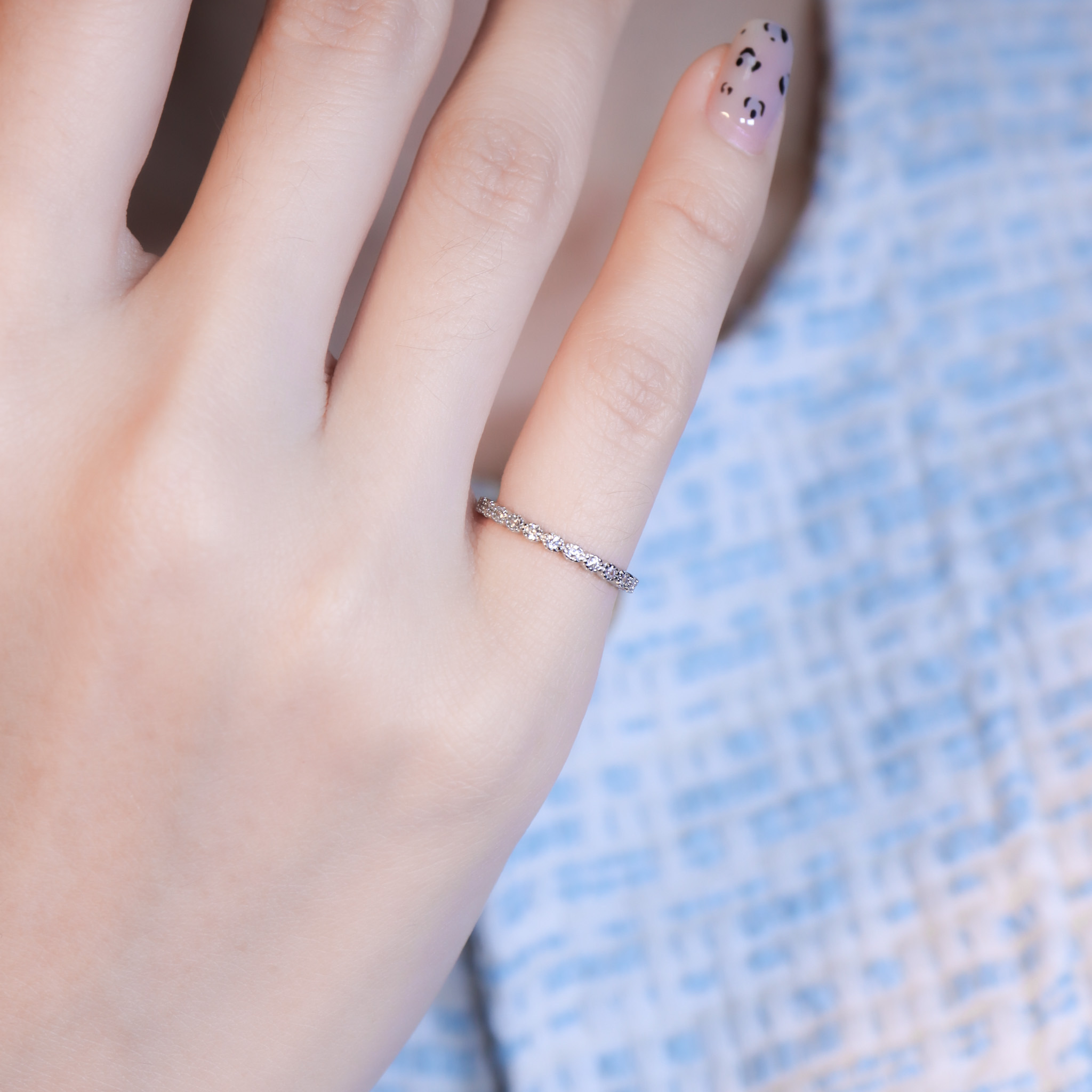 | 925純銀・白金 | 精靈舞步尾戒 | RI1042 |