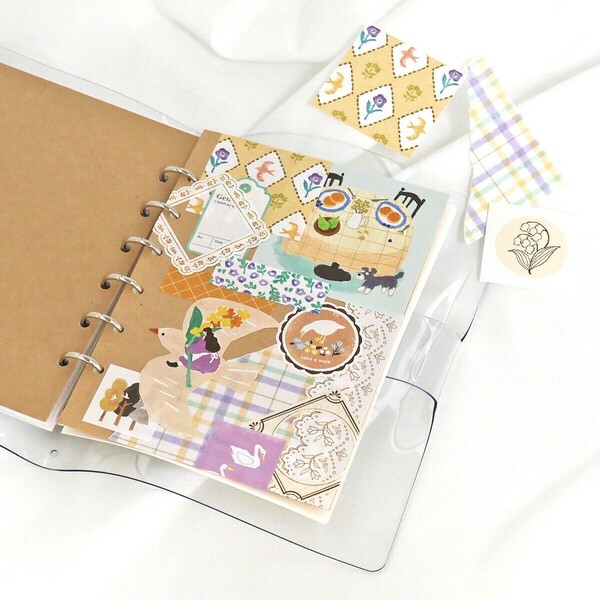 MIND WAVE 貼紙包: YORI DORI 82558 騎在鳥背上