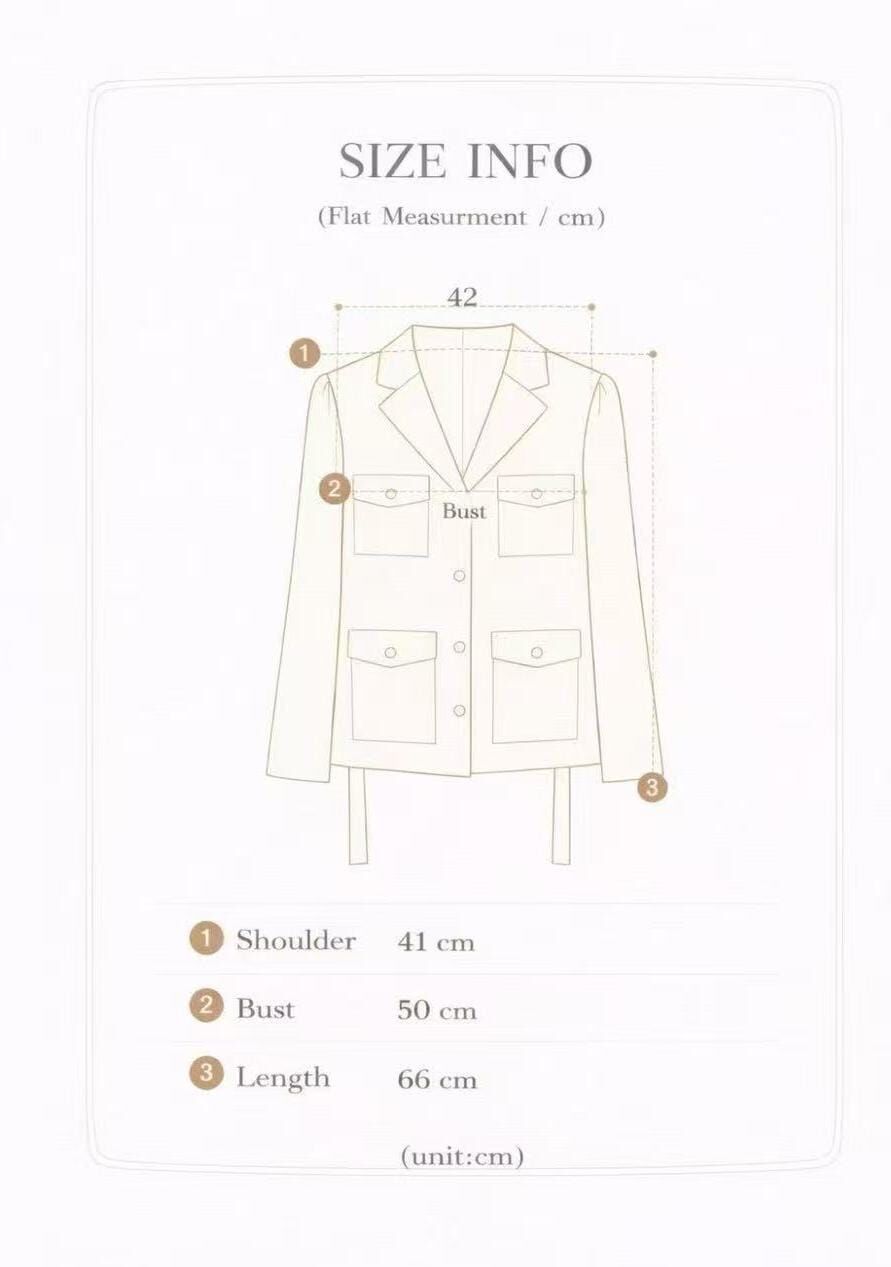 MA5517 小香毛呢西裝外套 *特價* (優惠碼同充值購物金不適用)