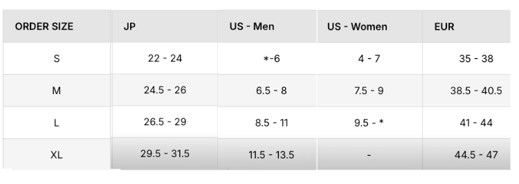 【SALOMON】XA SUPERMATIC_尺寸參考