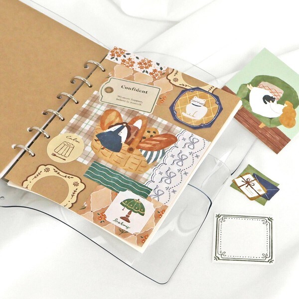 MIND WAVE 貼紙包: YORI DORI 82561 麵包籃