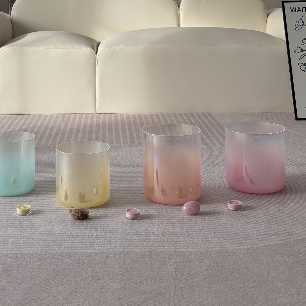 胃輪 水晶頌缽 黃