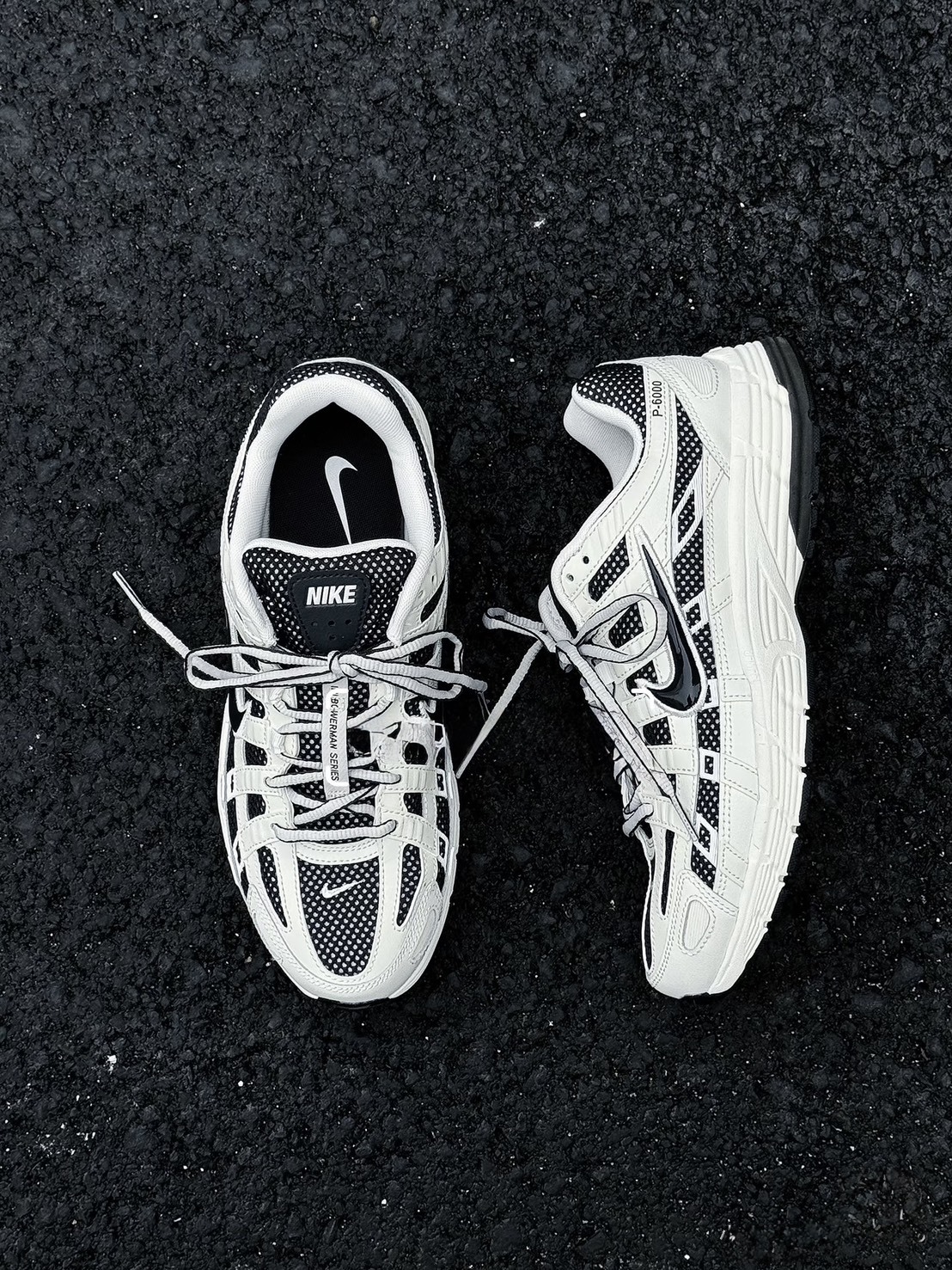 NIKE P-6000 SUEDE 碳白黑  復古 男鞋 IO8711101