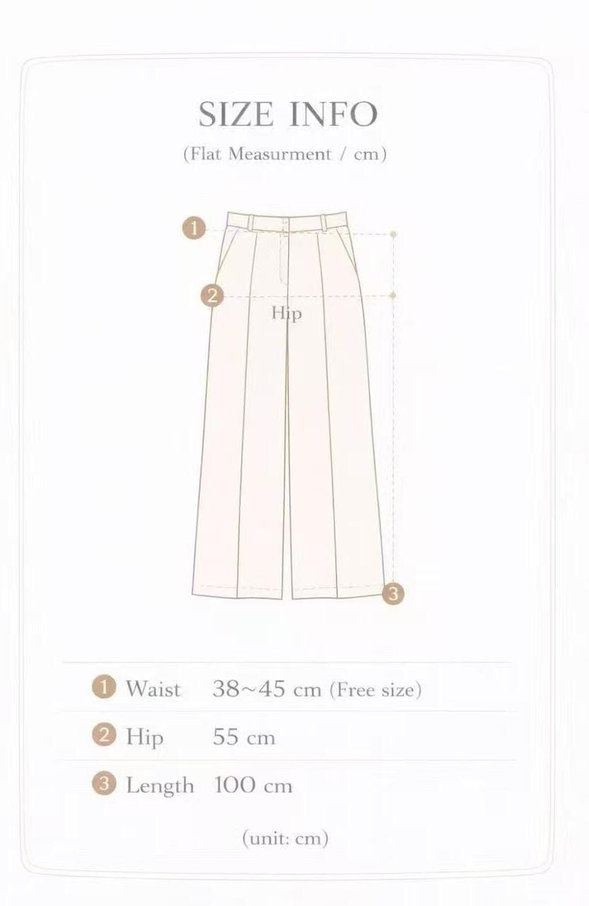 MA5522 後橡筋闊腳直筒褲 *特價* (優惠碼同充值購物金不適用)