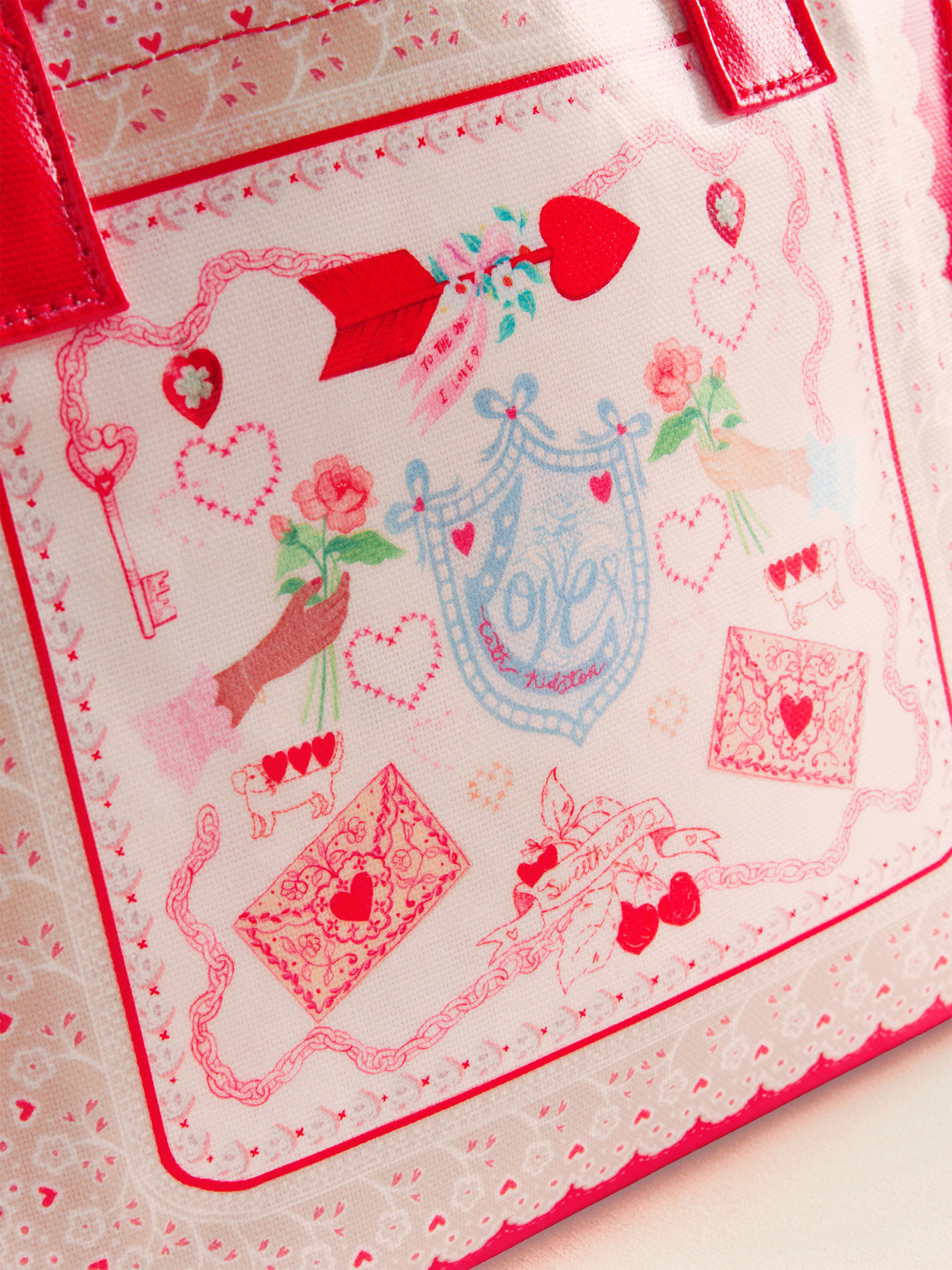 Valentines 防潑水萬用小手提袋