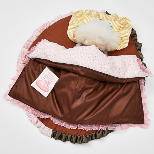 Louisdog 草莓鵝絨被