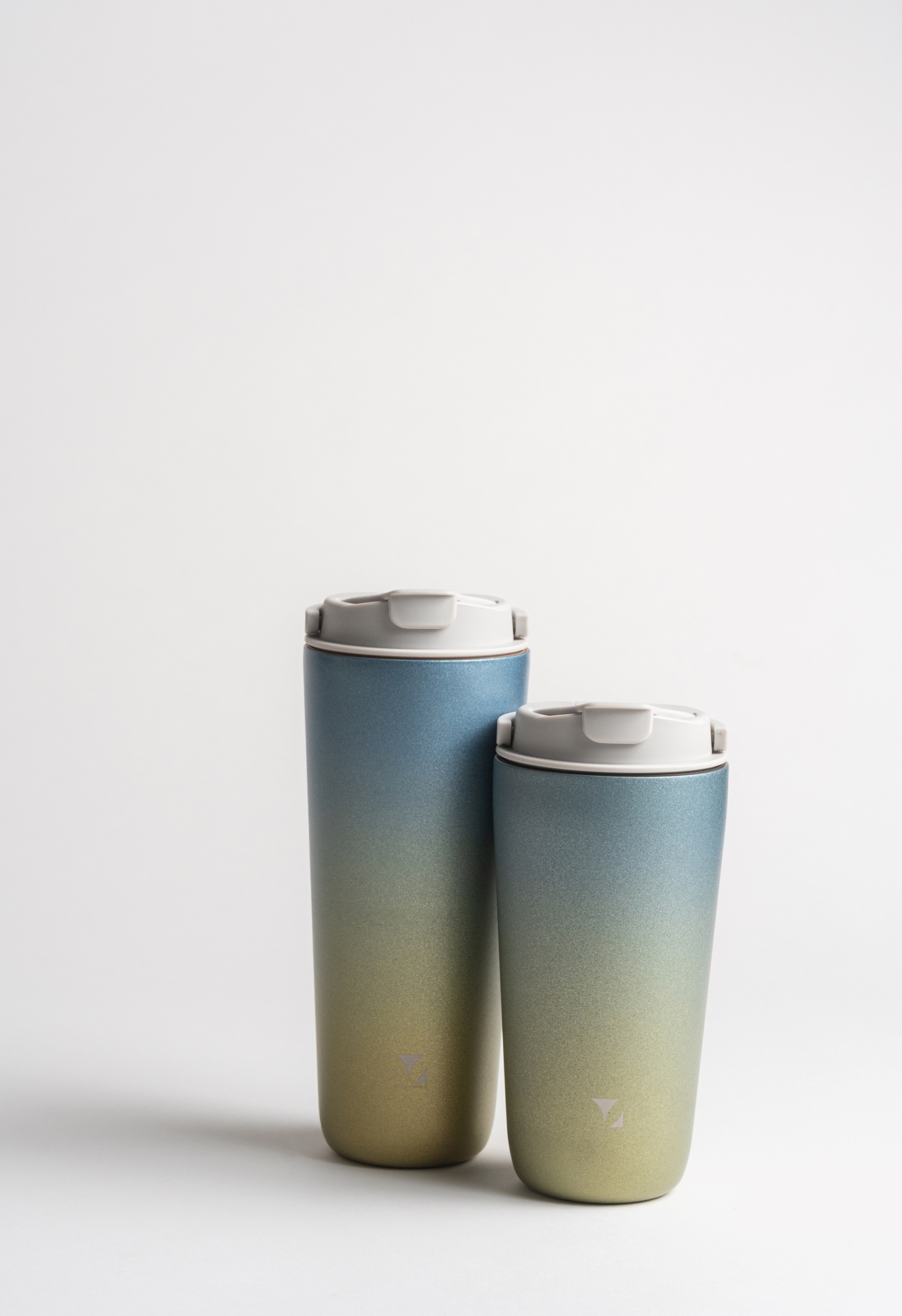 純鈦跳跳杯 MINI｜鈦色暈彩系列｜天空Ｘ雲霧灰蓋