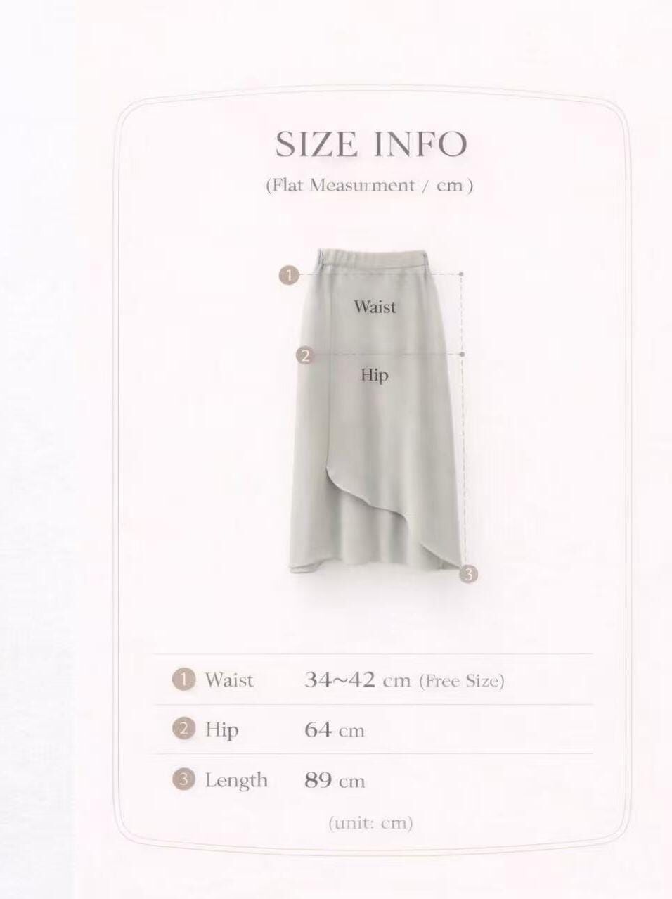 MA5530 不規則下擺長裙 *特價* (優惠碼同充值購物金不適用)