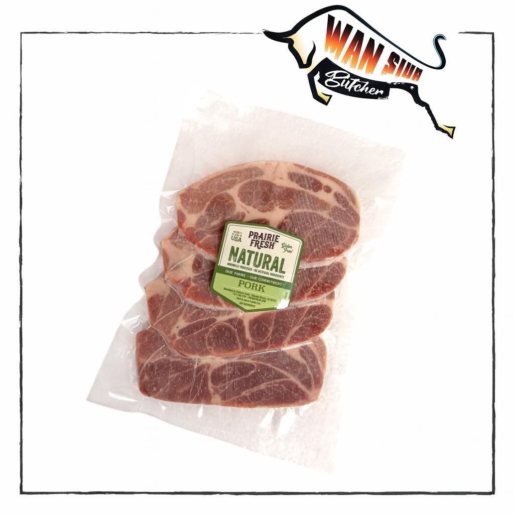 美國Natural Pork天然梅頭豬扒(4片裝) 400-450g