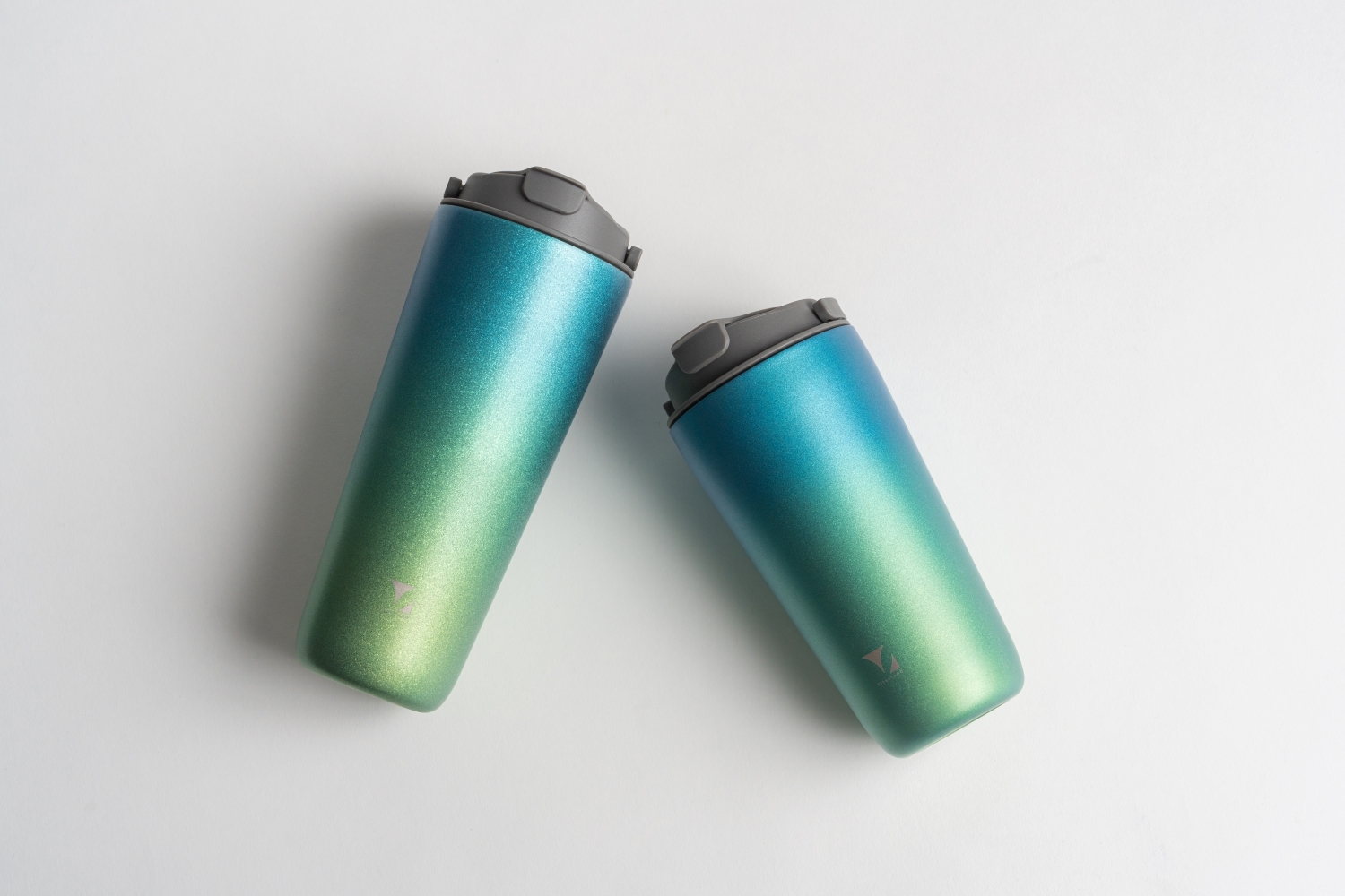 純鈦跳跳杯 MINI｜鈦色暈彩系列｜森翠Ｘ工業灰蓋