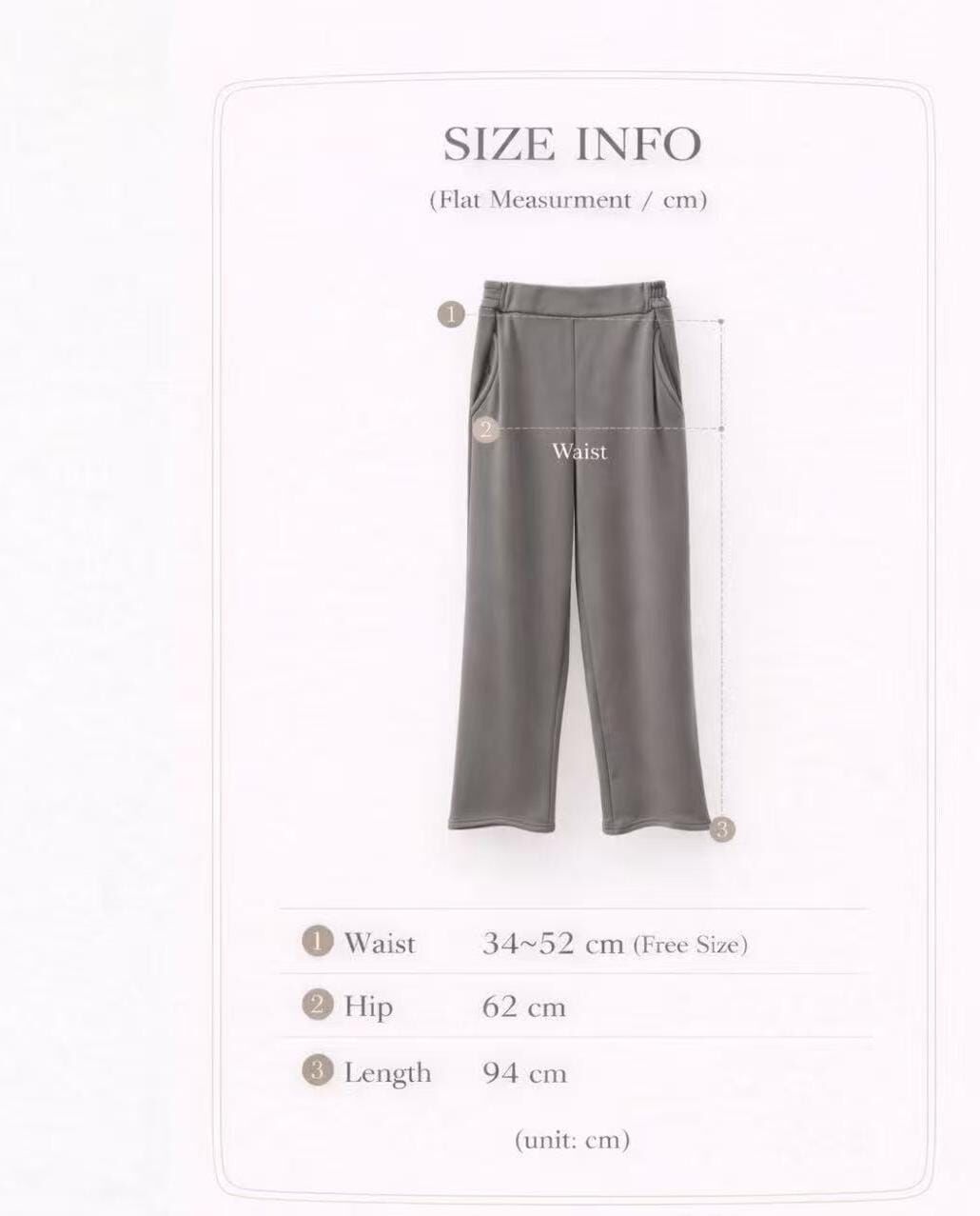 MA5536 慵懶休閒褲 *特價* (優惠碼同充值購物金不適用)