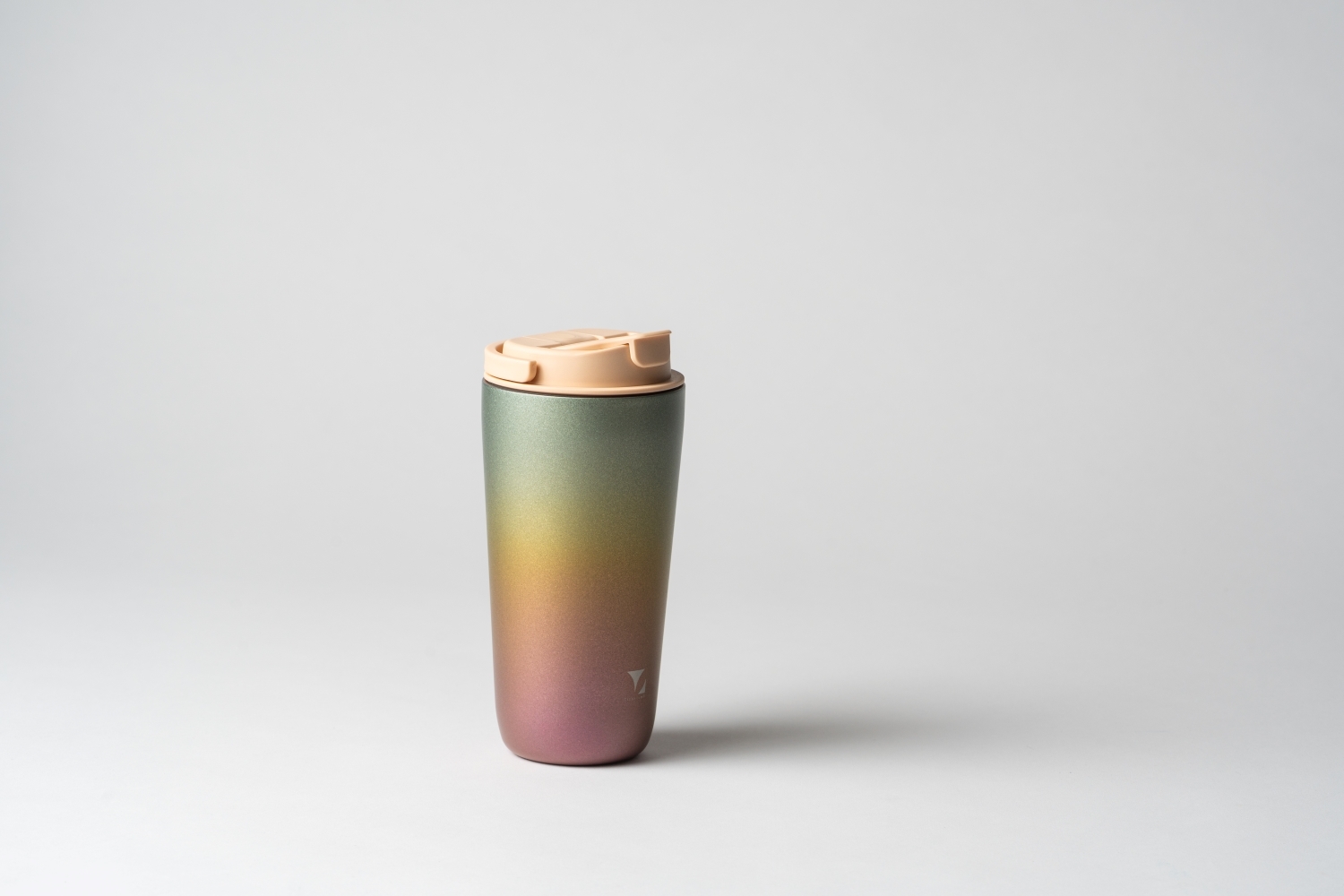 純鈦跳跳杯 MINI｜鈦色暈彩系列｜粉櫻Ｘ小鵝黃蓋