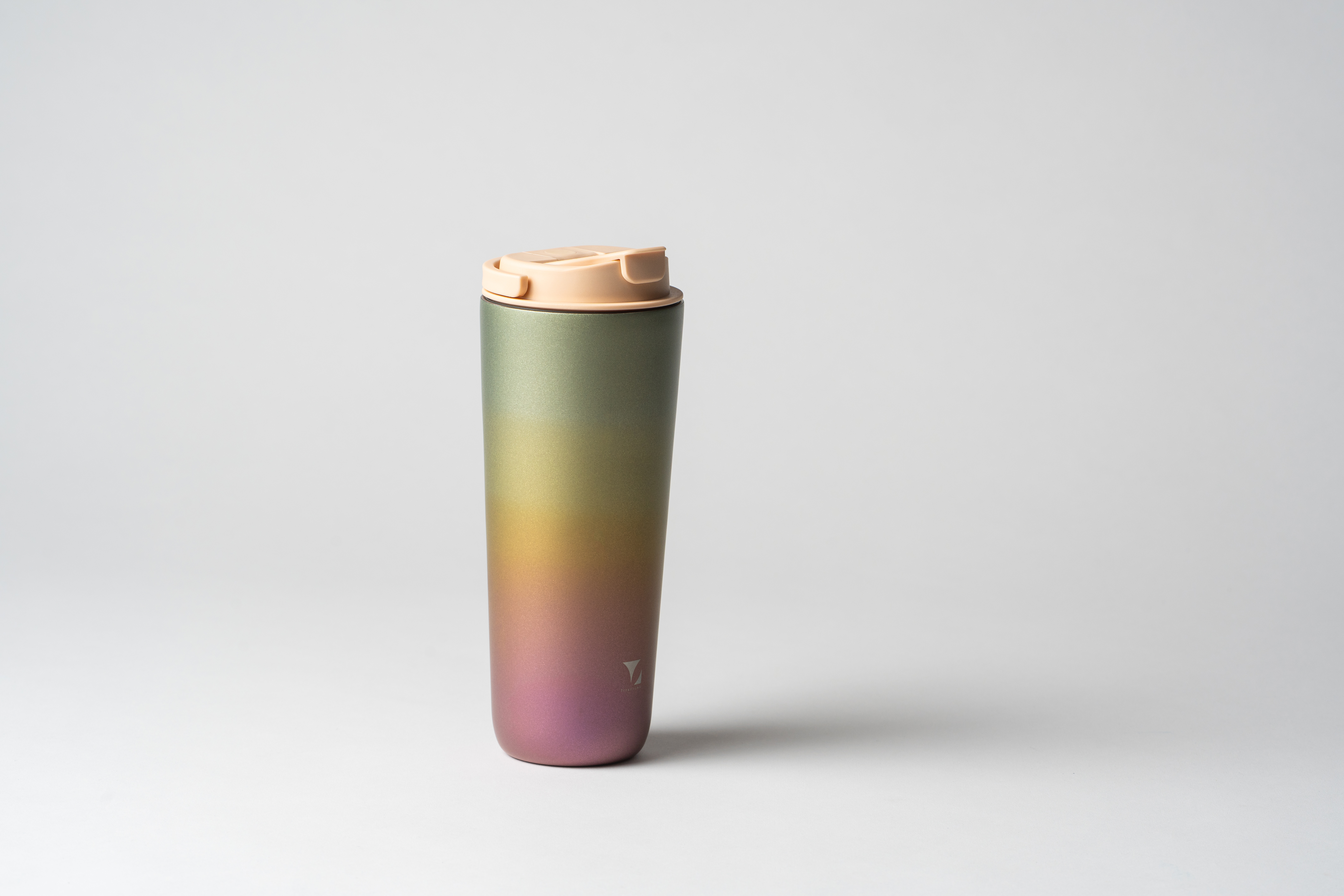 純鈦跳跳杯｜鈦色暈彩系列｜粉櫻Ｘ小鵝黃蓋