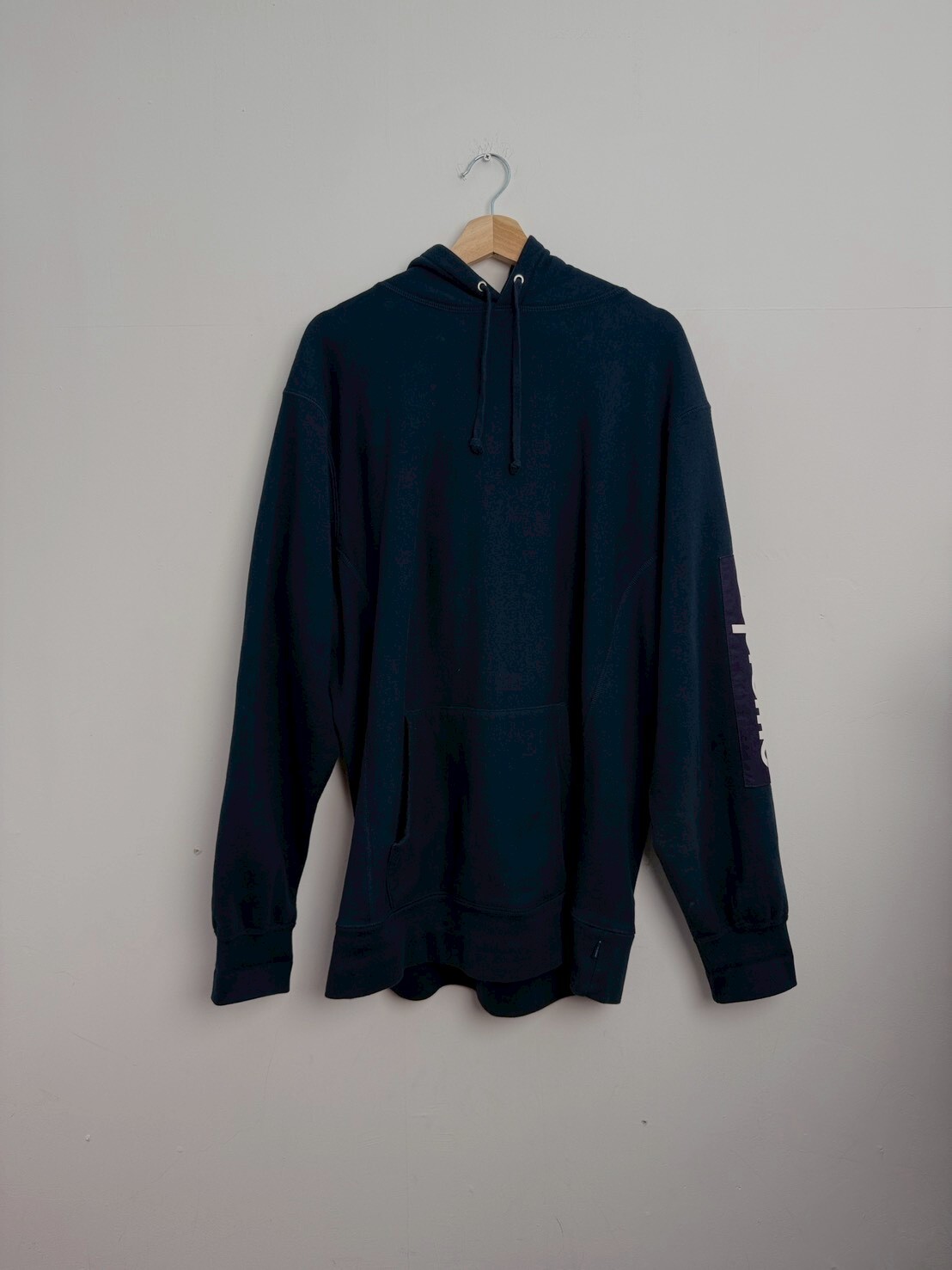 SUPREME 17S/S Sleeve Patch Hooded Sweatshirt SIZE XL