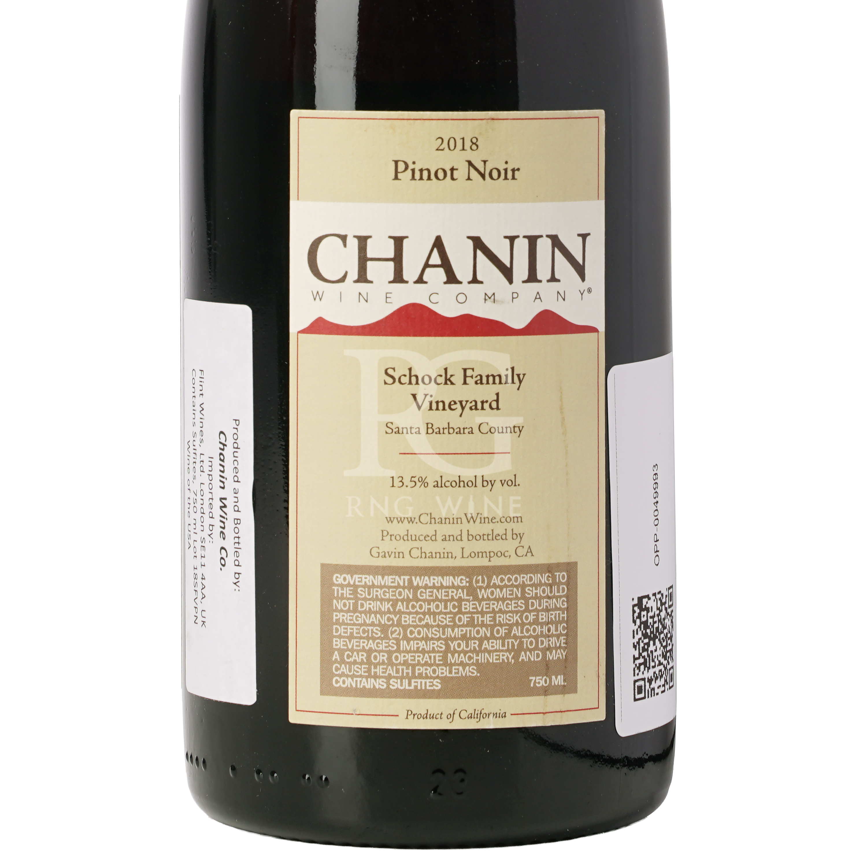 Chanin Schock Family Vineyard Pinot Noir 2018 (JD93)