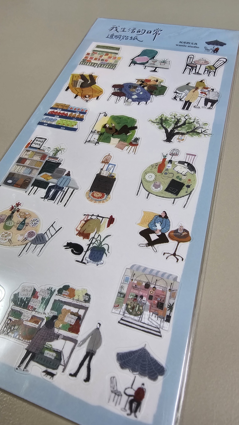 Wanle Studio - Sticker Sheet - My Daily Life