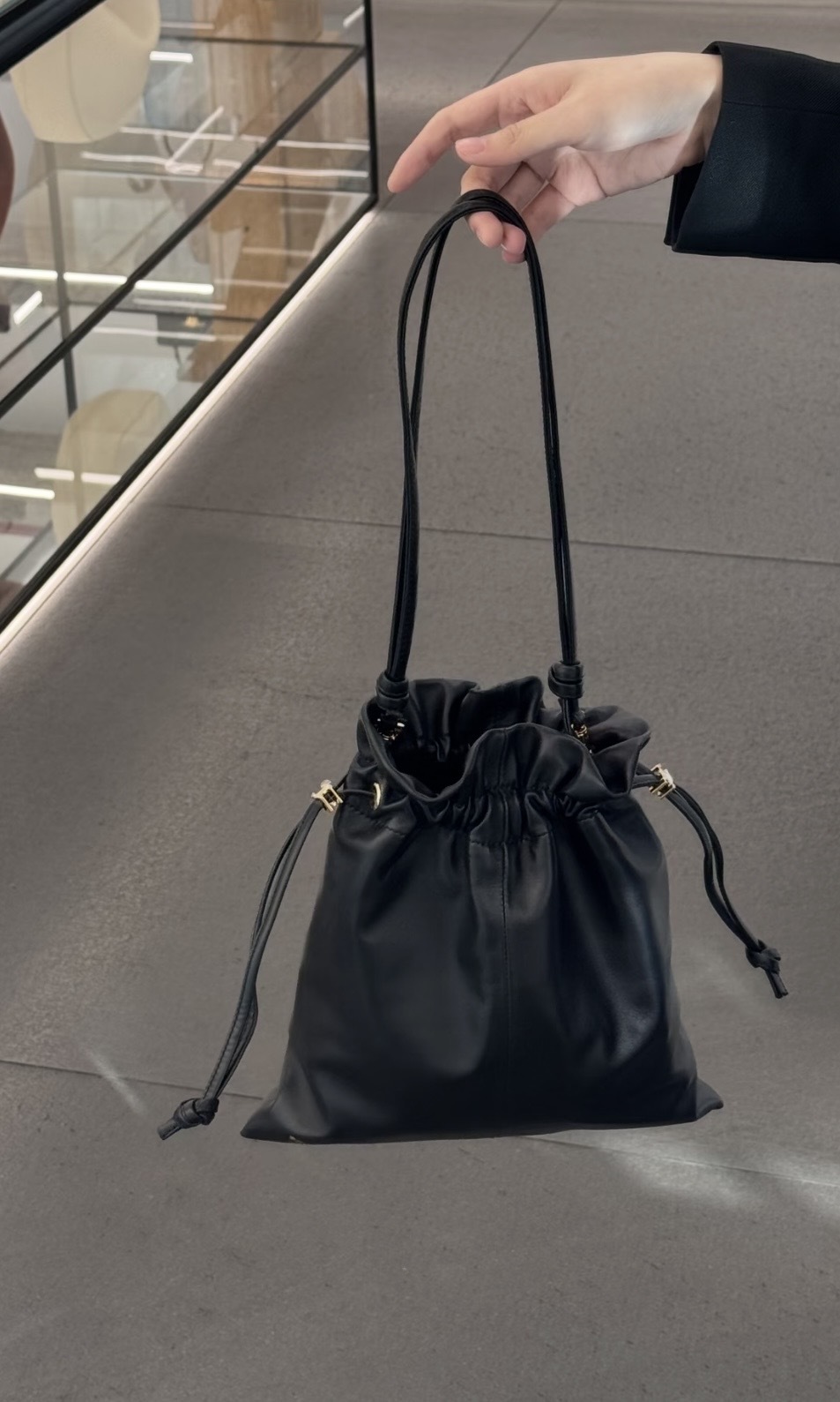 【3色入】Celine羊皮革小號水晶收納袋