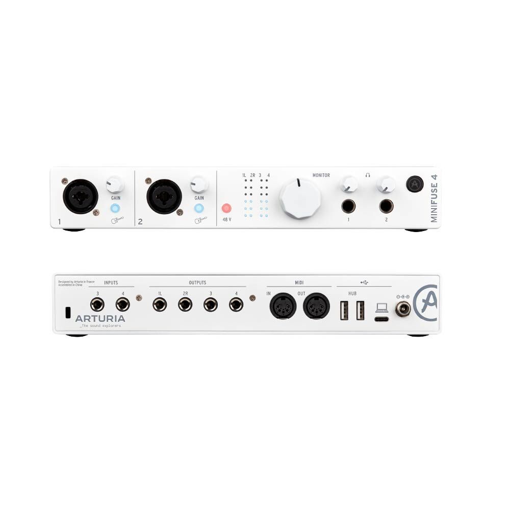 Arturia Arturia / MiniFuse 4 雙 USB 旗艦型行動錄音介面 第 3 張圖片｜三峽錄音 / 音響