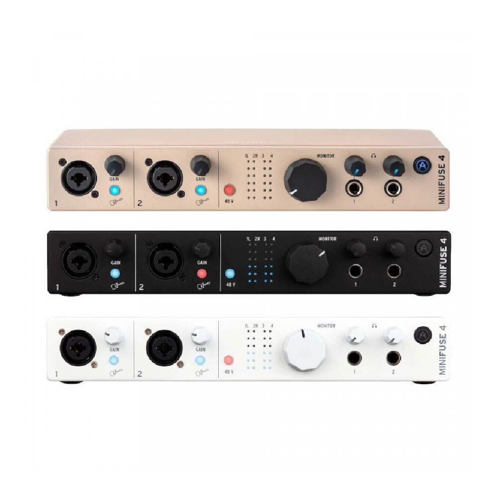 Arturia Arturia / MiniFuse 4 雙 USB 旗艦型行動錄音介面 — 三峽錄音 / 音響｜YA! 玩音樂