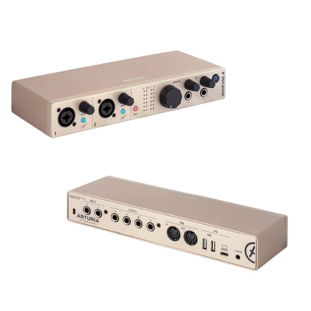 Arturia Arturia / MiniFuse 4 雙 USB 旗艦型行動錄音介面 第 5 張圖片｜三峽錄音 / 音響