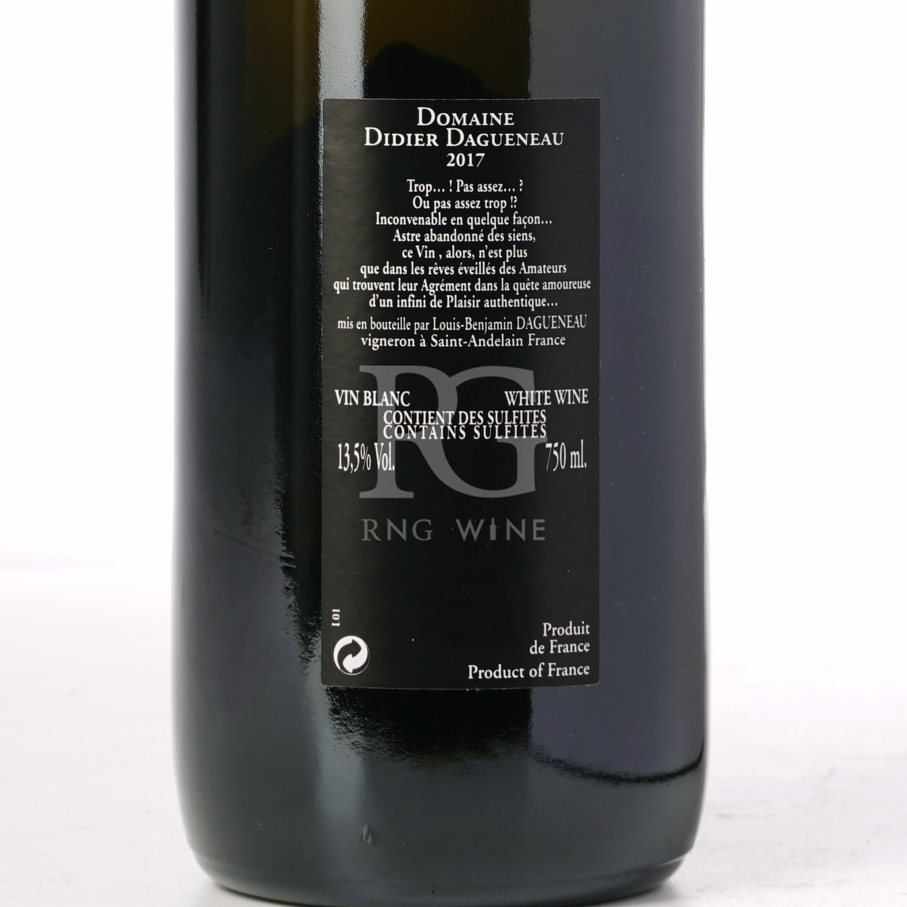 Didier Dagueneau Pouilly Fume Silex 2017