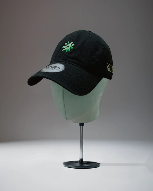 369LAB Baby Flower Cap - Black | 25CAP020